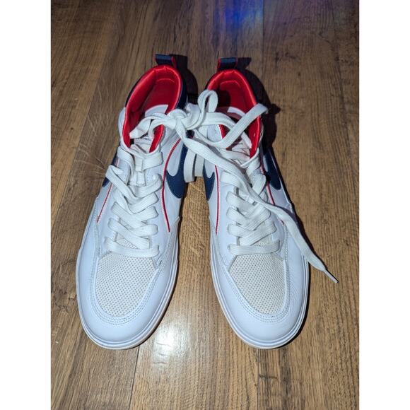 Nike React Leo SB Size 11 White Midnight Navy FD0268-100 - Picture 7 of 9